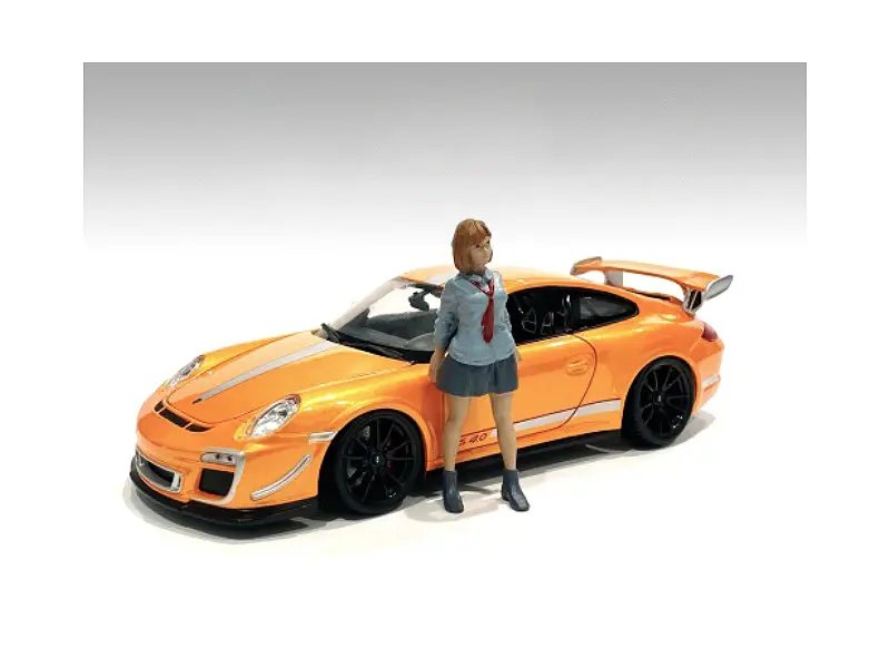 Car Meet 1 Figurine V for 1/18 Scale Models by American Diorama – Perfect for Collectors