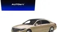 Luxury Mercedes Maybach S600 Champagne Gold 1/18 Model Car by Autoart