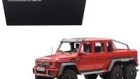 Mercedes G63 AMG 6X6 Red 1/18 Model Car by Autoart: Ultimate Collector's Diecast
