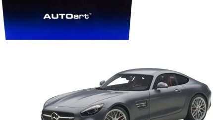 Mercedes AMG GT S Matt Grey 1/18 Model Car by Autoart - Premium Collectible