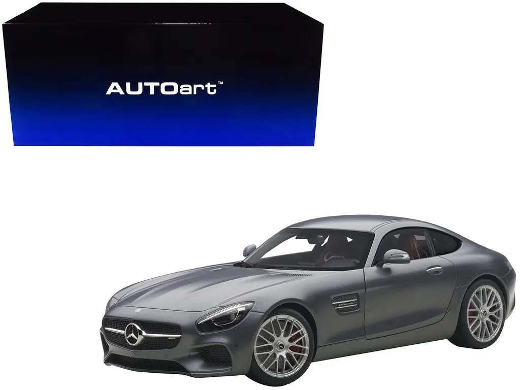 Mercedes AMG GT S Matt Grey 1/18 Model Car by Autoart – Premium Collectible