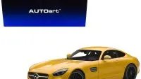 Stunning Mercedes AMG GT S Solarbeam Yellow 1/18 Model by Autoart