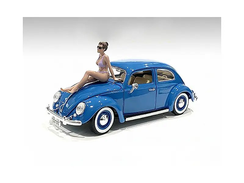 Beach Girl Carol Figurine for 1/18 Scale Models by American Diorama