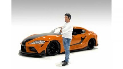 Car Meet 3 Figure 8 for 1/18 Scale Models by American Diorama – Perfect Diorama Accessory