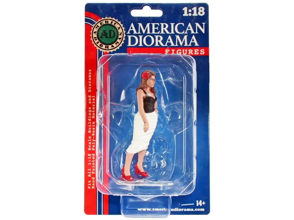 Collectible 1/18 Scale Pin-Up Girls Suzy Figure by American Diorama 2 Collectible 1/18 Scale Pin-Up Girls Suzy Figure by American Diorama - Image 2