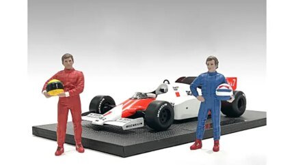 80s Racing Legends Diecast Figures Set for 1/43 Scale Models by American Diorama