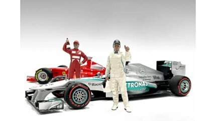 Racing Legends 2000s Figures A & B Set for 1/18 Scale Models by American Diorama