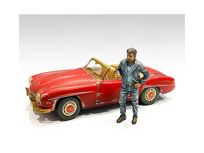 Realistic Auto Mechanic Tim Figurine for 1/24 Scale Models by American Diorama
