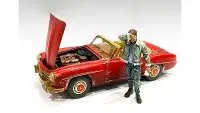 Auto Mechanic Sweating Joe Figurine for 1/18 Scale Models by American Diorama