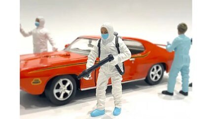 1/24 Scale Hazmat Crew Figurine I by American Diorama - Perfect for Model Dioramas