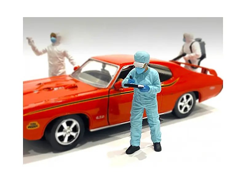 1/24 Scale Hazmat Crew Figurine IV by American Diorama – Perfect for Model Dioramas