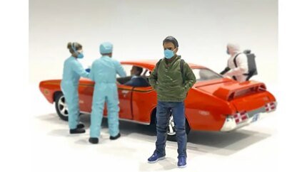 1/24 Scale Hazmat Crew Figurine V by American Diorama - Perfect for Model Dioramas