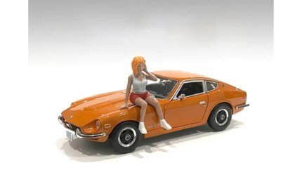 Car Meet 2 Figurine V for 1/24 Scale Models by American Diorama – Ideal for Collectors