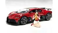 Girls Night Out Gigi with Cat Figurine - 1/24 Scale Model by American Diorama