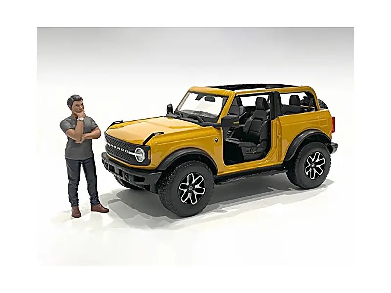 Customer III Figurine for 1/24 Scale Models – The Dealership by American Diorama