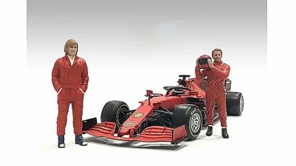 70's Racing Legends Diecast Figures Set for 1/43 Scale Models by American Diorama