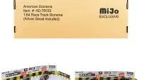 Race Track Advan Diorama with Decals for 1/64 Scale Model Cars by American Diorama