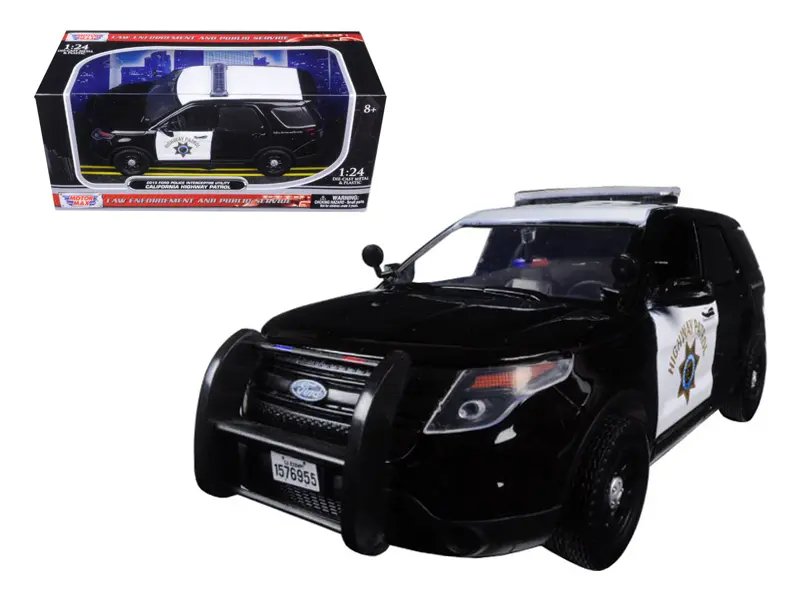 2015 Ford Interceptor Police Utility CHP Diecast Model 1/24 by Motormax