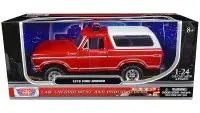 1978 Ford Bronco Fire Department Diecast Model 1/24 by Motormax - Law Enforcement Series
