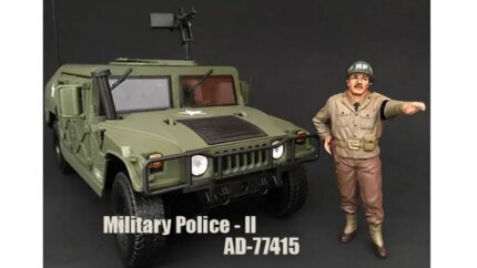 Authentic WWII Military Police Figure II for 1:18 Scale Models by American Diorama