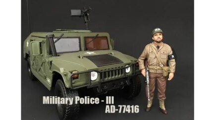 Authentic WWII Military Police Figure III for 1:18 Scale Models by American Diorama