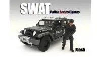 SWAT Team Flash Figure For 1:18 Scale Models by American Diorama