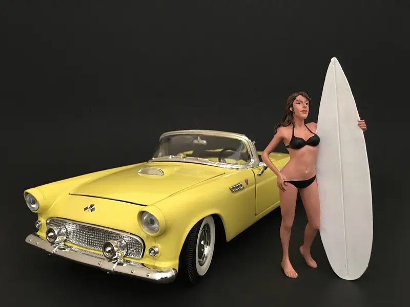 Surfer Casey 1/18 Scale Model Figure by American Diorama – Perfect for Diorama Enthusiasts