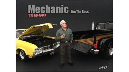 Mechanic Jim The Boss 1/18 Scale Model Figurine by American Diorama - Perfect for Collectors