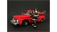 American Diorama 1:18 Firefighter with Axe Figurine - Perfect for Model Displays