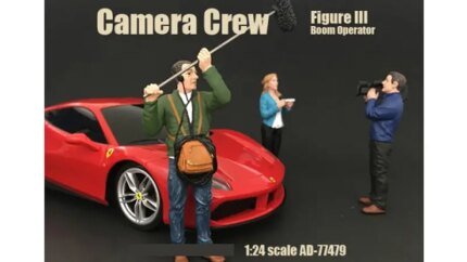 1:24 Scale Boom Operator Figure - Camera Crew III by American Diorama