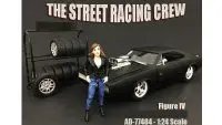 Street Racing Crew Figurine IV for 1/24 Scale Models by American Diorama - Perfect for Collectors