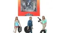 Michelle, Meg & Gary Tire Brigade 3-Piece Figurine Set 1/24 by Motorhead Miniatures