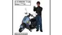 American Diorama Biker Cash Figure: Perfect 1:12 Scale Model Accessory