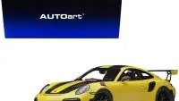 Porsche 911 GT2 RS Weissach Racing Yellow 1/18 Model Car by Autoart