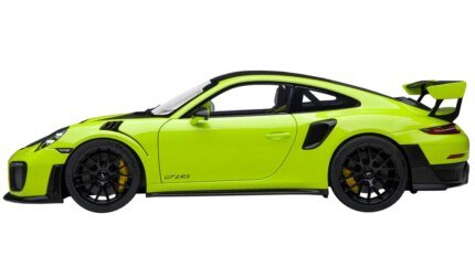 Exclusive Porsche 911 GT2 RS Weissach Acid Green 1/18 Model by Autoart