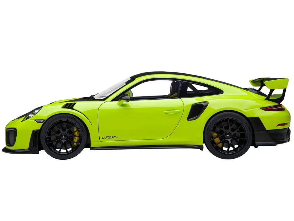 Exclusive Porsche 911 GT2 RS Weissach Acid Green 1/18 Model by Autoart