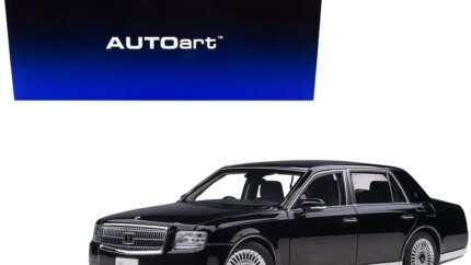 Toyota Century RHD Black 1/18 Scale Model Car by Autoart – Luxury Diecast Collectible