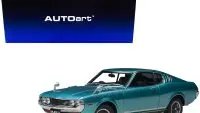 1973 Toyota Celica Liftback 2000GT RHD Turquoise Blue 1/18 Model by Autoart