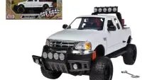 2001 Ford F-150 XLT Flareside Supercab Off-Road White 1/24 Diecast Model by Motormax