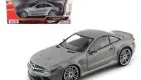 Mercedes SL65 AMG Black Series R230 Grey 1/18 Diecast Model by Motormax