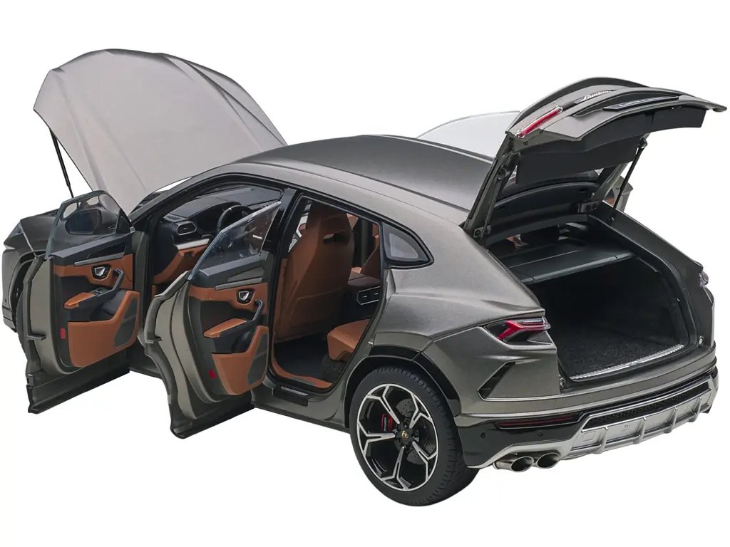 Lamborghini Urus Grigio Lynx Gray Metallic 1/18 Model Car by Autoart 3 Lamborghini Urus Grigio Lynx Gray Metallic 1/18 Model Car by Autoart - Image 3