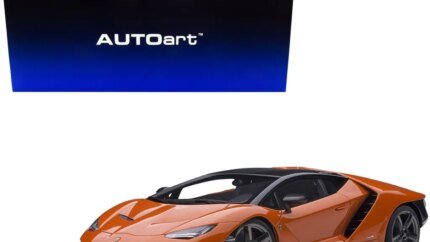 Lamborghini Centenario Arancio Argos 1/18 Model Car by Autoart – Pearl Orange with Carbon Top