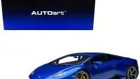 Stunning Lamborghini Huracan EVO Blu Nethuns 1/18 Model Car by Autoart