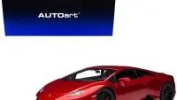 Stunning Lamborghini Huracan EVO Rosso Bia Red Metallic 1/18 Model Car by Autoart