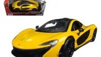 McLaren P1 Yellow 1/24 Diecast Model Car by Motormax - Premium Collectible