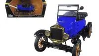 Vintage 1925 Ford Model T Runabout Blue 1/24 Diecast Car by Motormax
