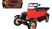 Vintage 1925 Ford Model T Touring Red 1/24 Diecast Car by Motormax