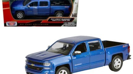 2017 Chevrolet Silverado 1500 LT Z71 Blue Diecast Model 1/27 by Motormax