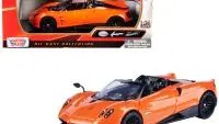 Pagani Huayra Roadster Orange 1/24 Diecast Model Car by Motormax - Premium Collectible
