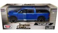 2019 RAM Rebel 1500 Blue Metallic Diecast Model - American Classics Series by Motormax